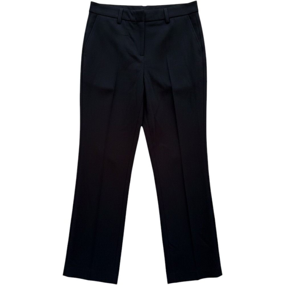 Lane Bryant Women Black Straight Leg Dress Pants Size 18 Stretch Work Trousers